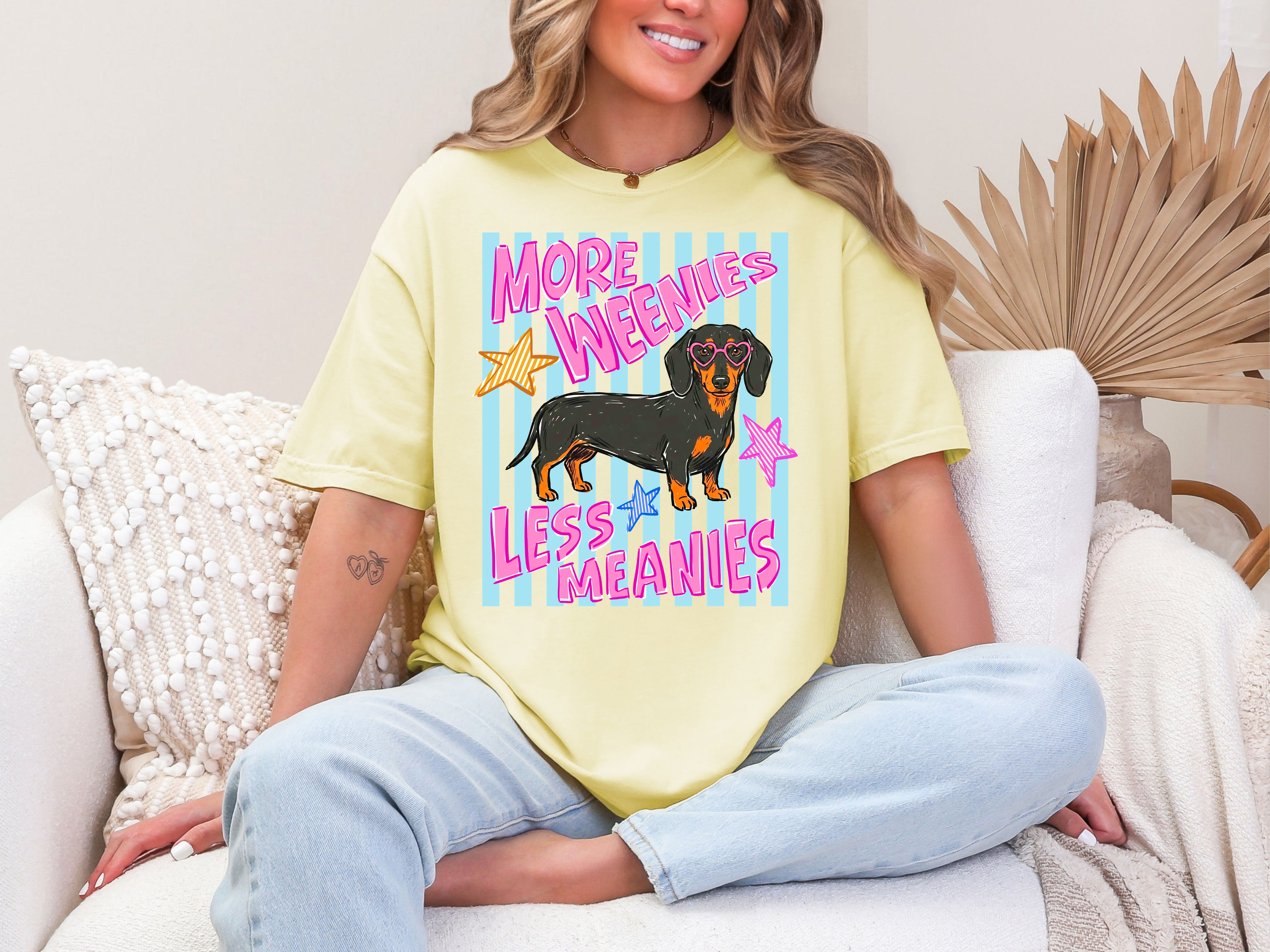 More Weenies Less Meanies Comfort Colors T-Shirt