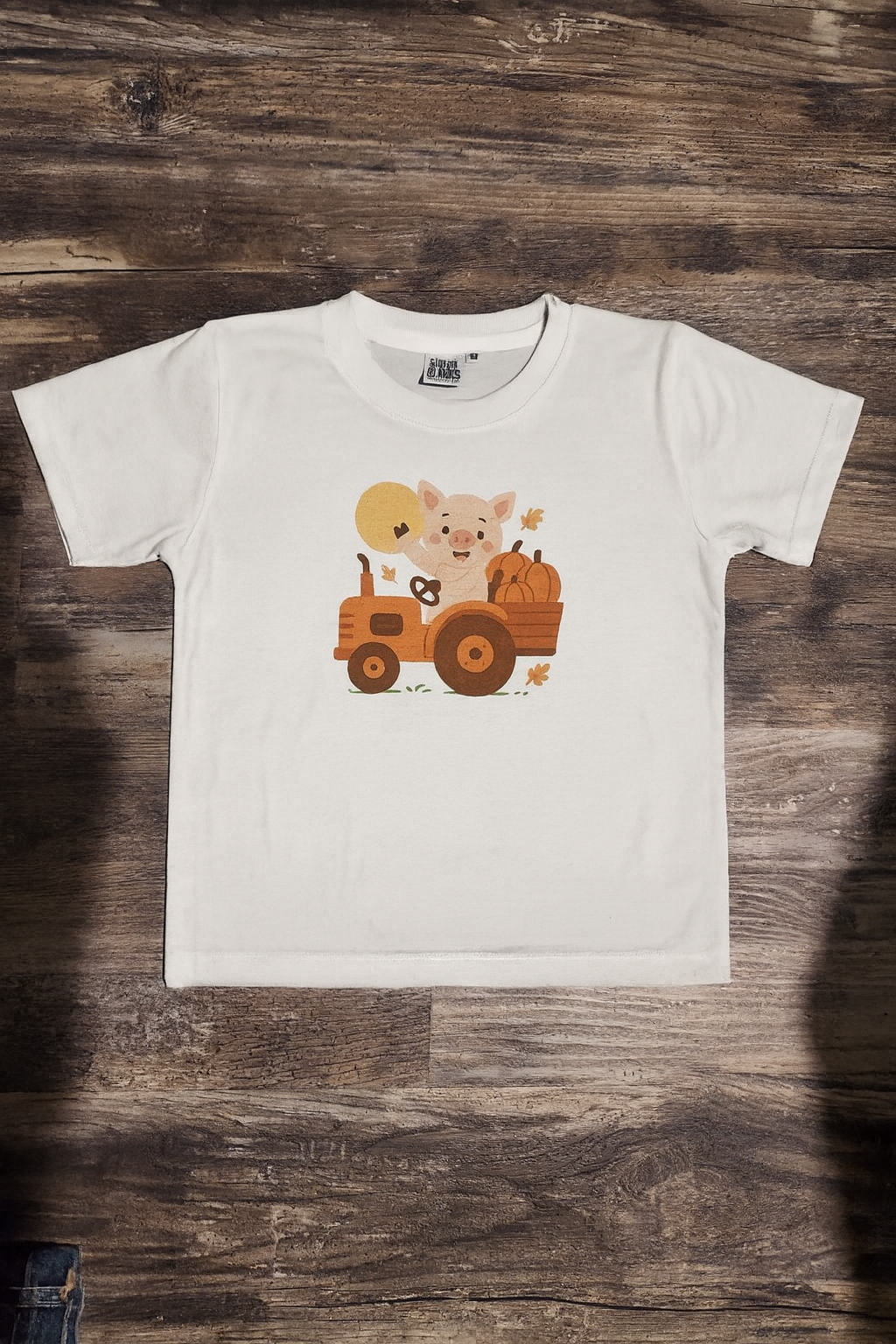 Toddler Fall Farm Pig Shirt