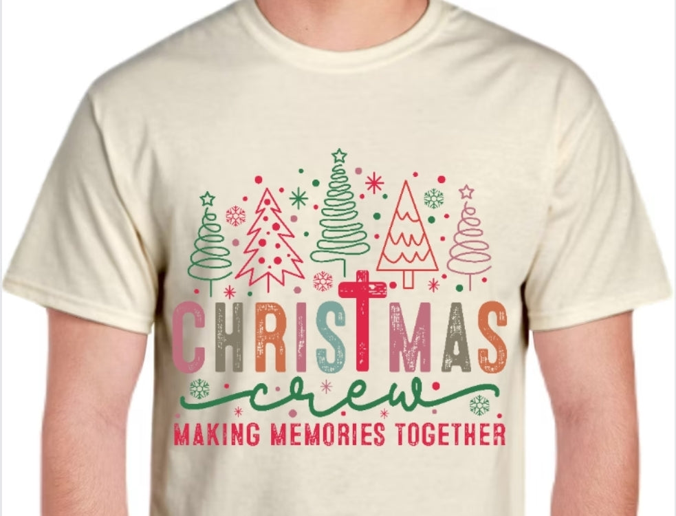 Adult Christmas Crew T-shirt or Sweatshirt