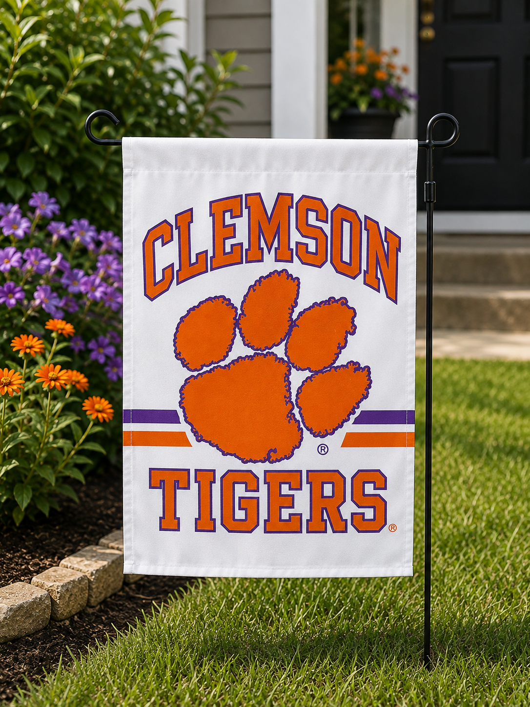 Clemson Tigers Garden Flag