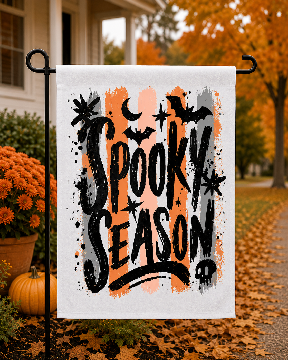 Spooky Season Garden Flag