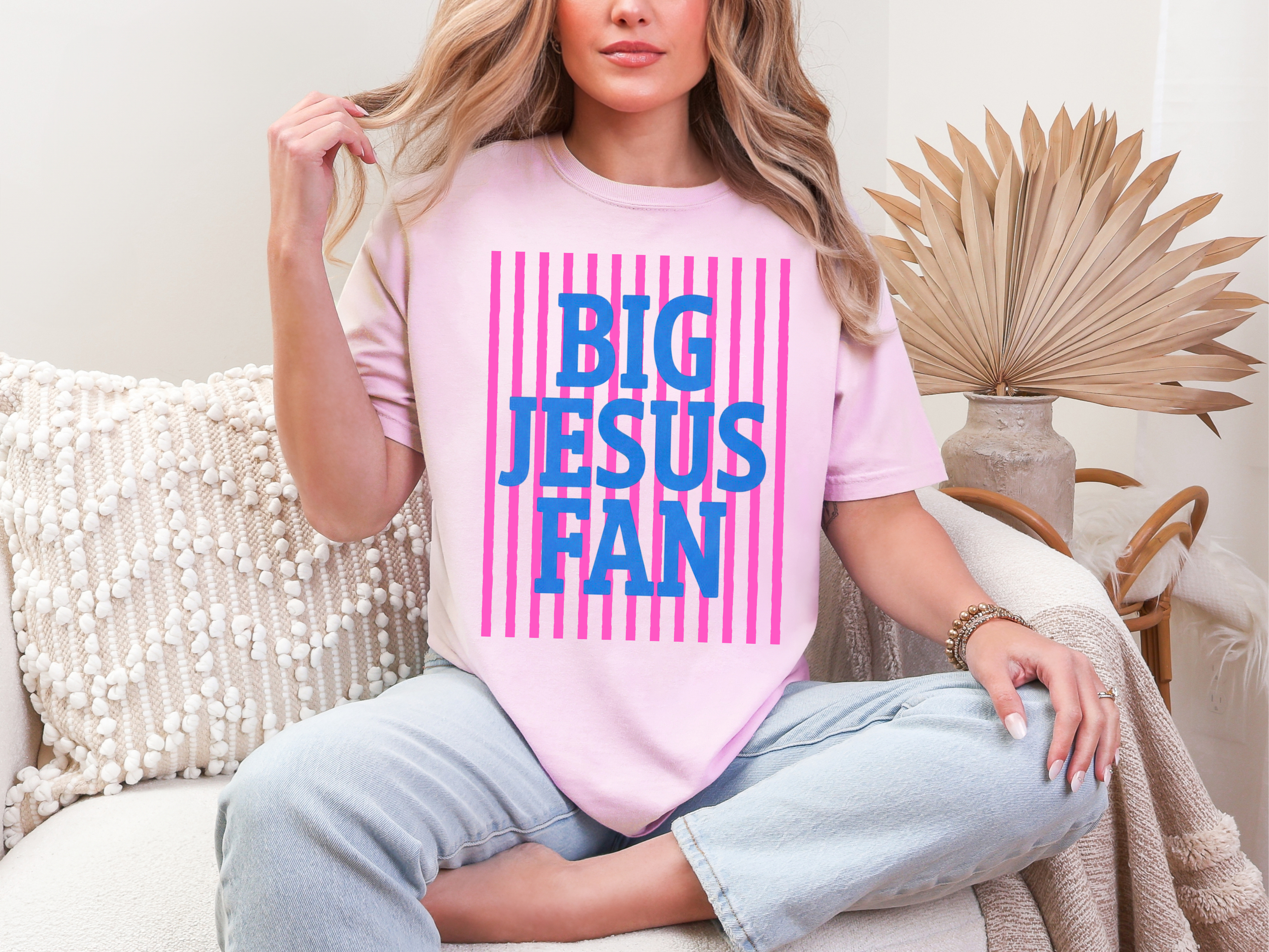 Big Jesus Fan Comfort Colors T-Shirt