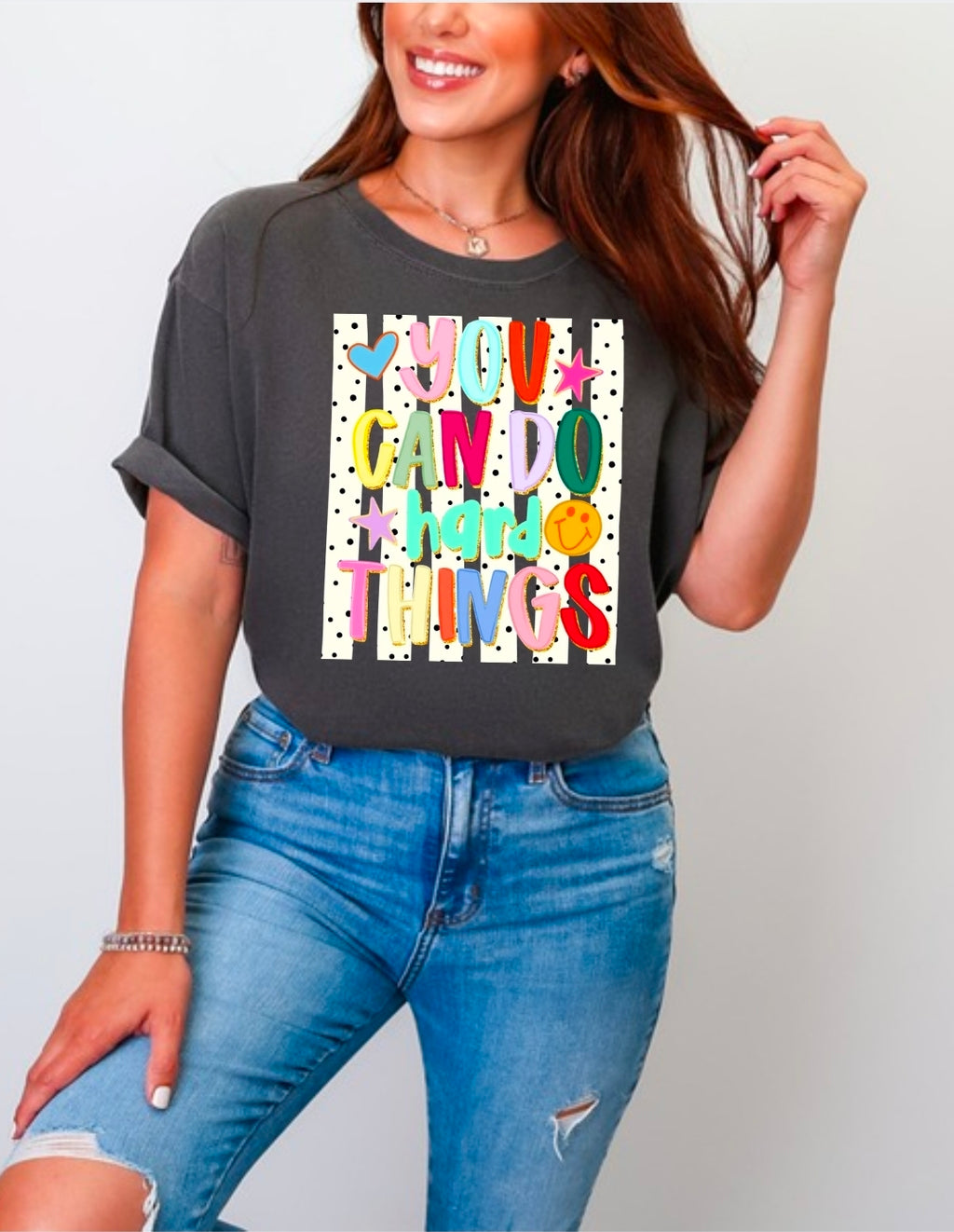 You Can Do Hard Things Comfort Colors T-Shirt