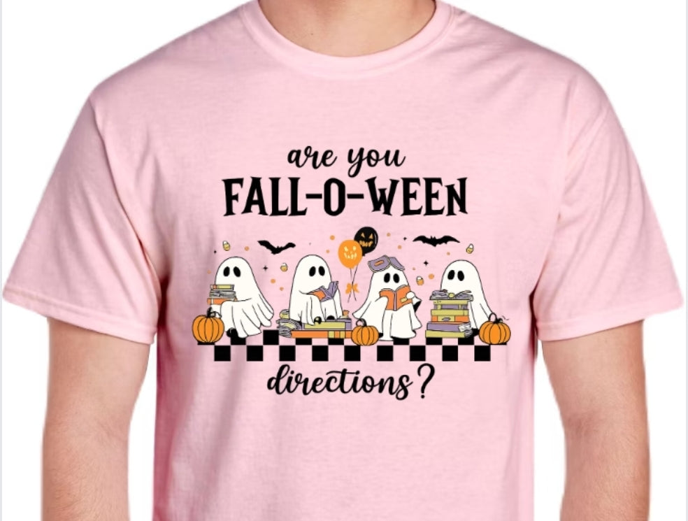 Fall-o-Ween Directions T-shirt or Sweatshirt
