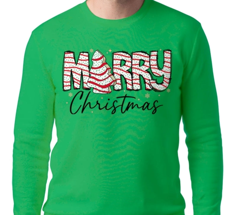 Adult Little Debbie Merry Christmas T-shirt or Sweatshirt