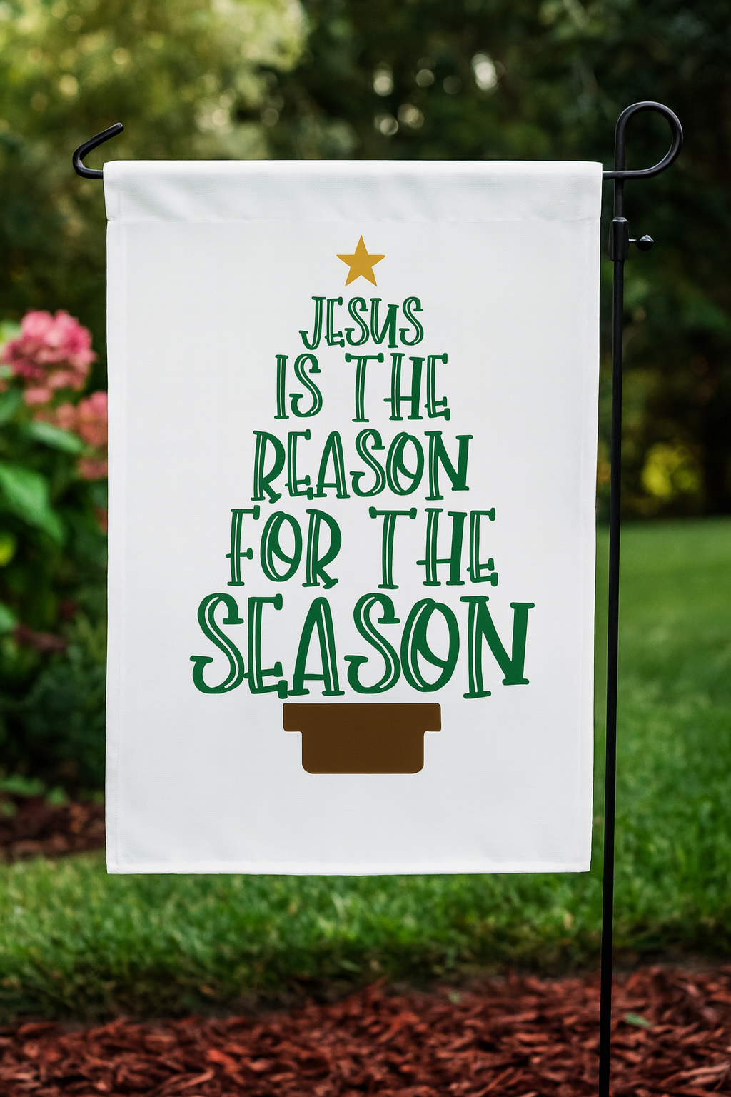Jesus Is the Reason Garden Flag