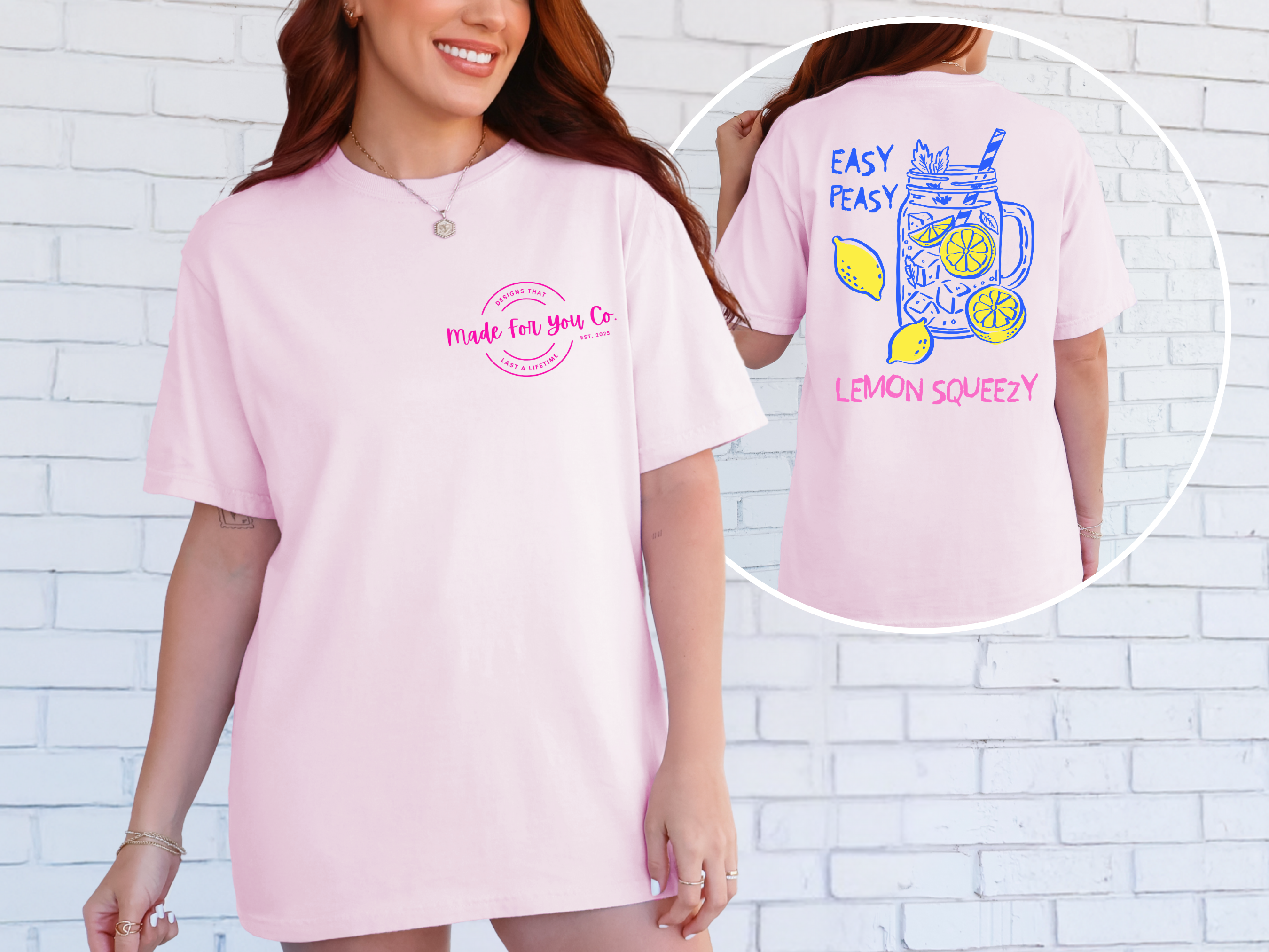 Easy Peasy Lemon Squeezy Comfort Colors T-Shirt
