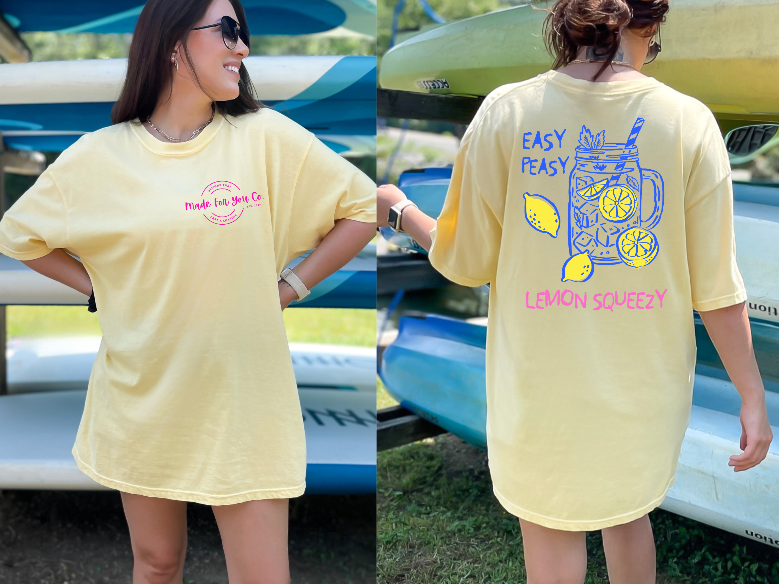 Easy Peasy Lemon Squeezy Comfort Colors T-Shirt