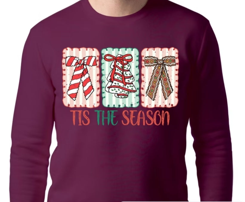 Adult Tis' The Season T-shirt or Sweatshirt