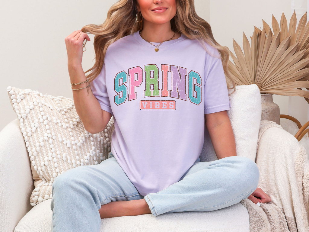 Retro Spring Vibes Comfort Colors T-Shirt
