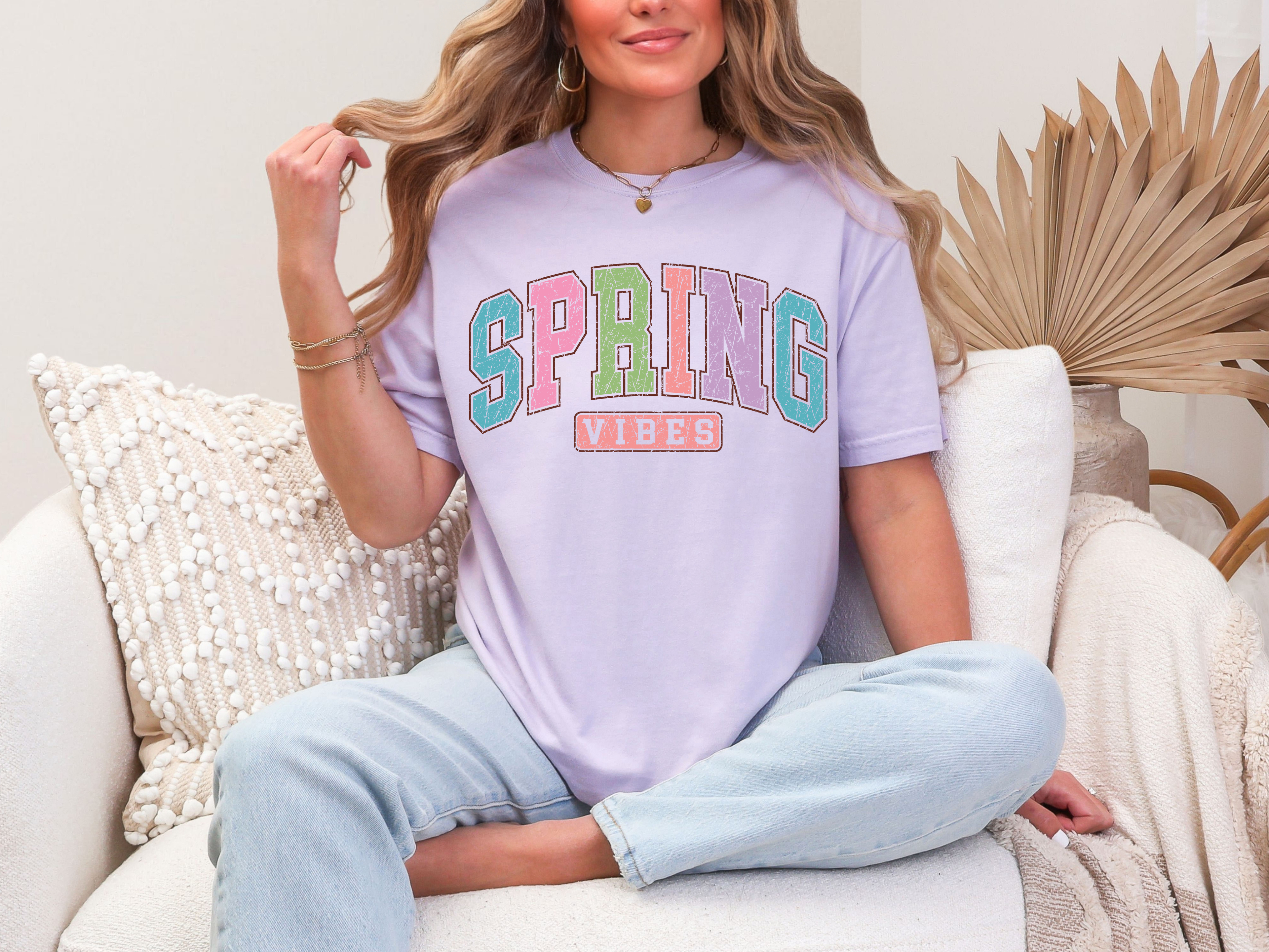 Retro Spring Vibes Comfort Colors T-Shirt