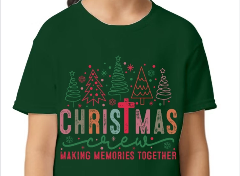 Youth Christmas Crew T-shirt or Sweatshirt