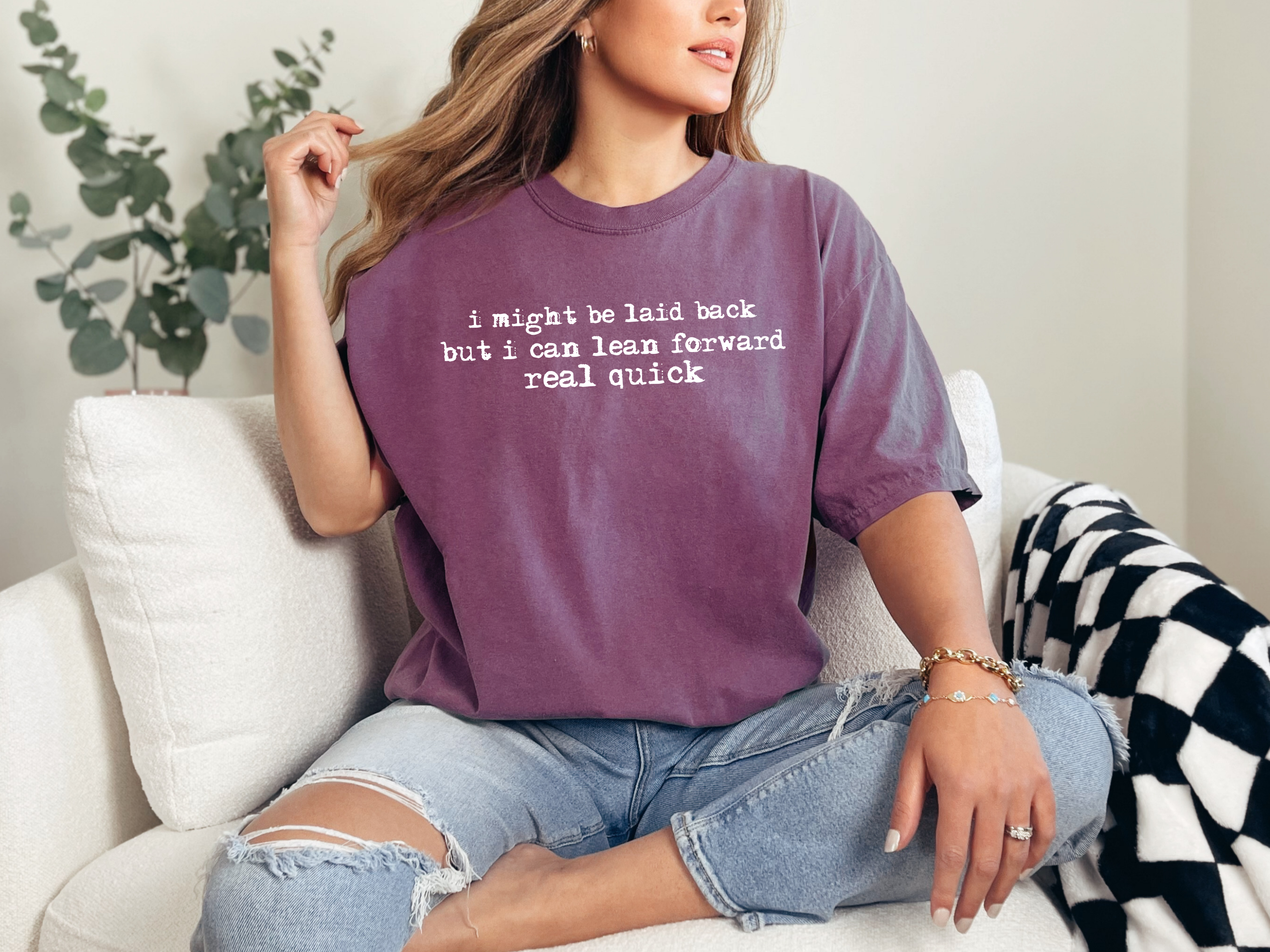 Funny "Laid Back" Comfort Colors T-Shirt