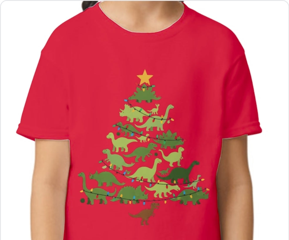 Youth Dino Tree T-shirt or Sweatshirt