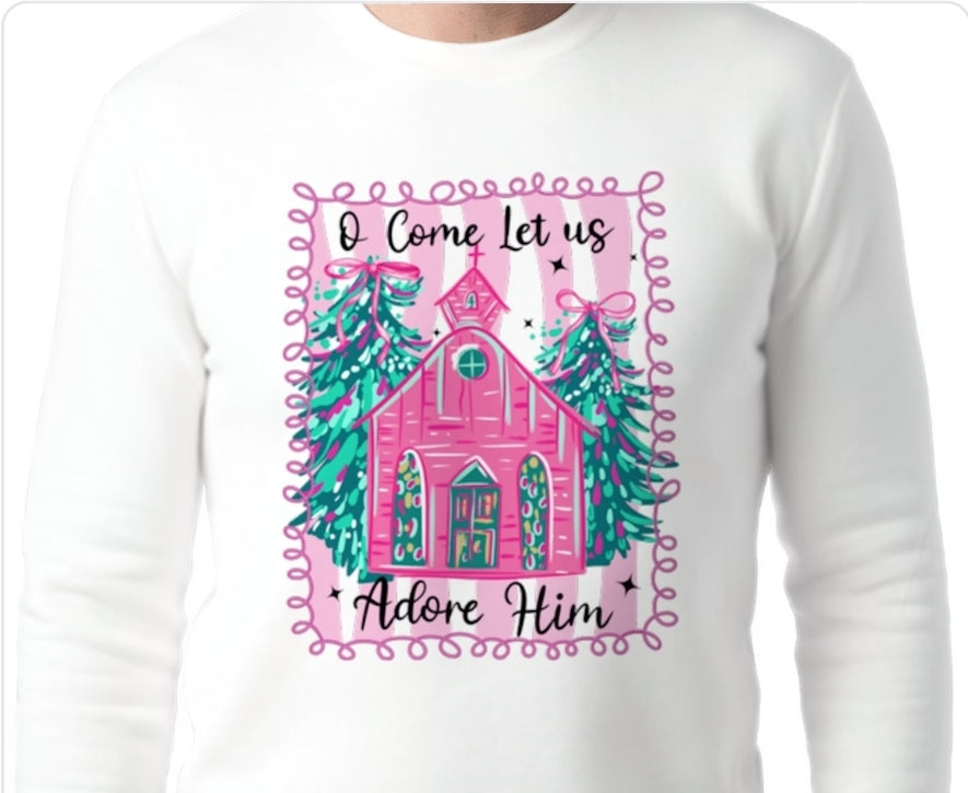 Adult Adore Him T-shirt or Sweatshirt