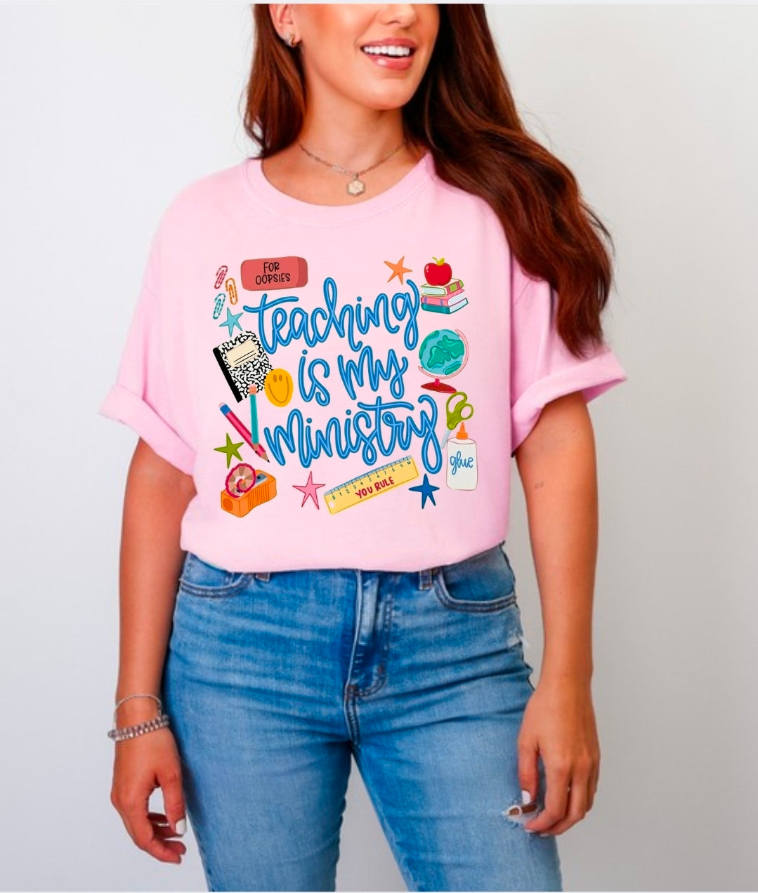 Teaching is My Ministry Comfort Colors T-Shirt