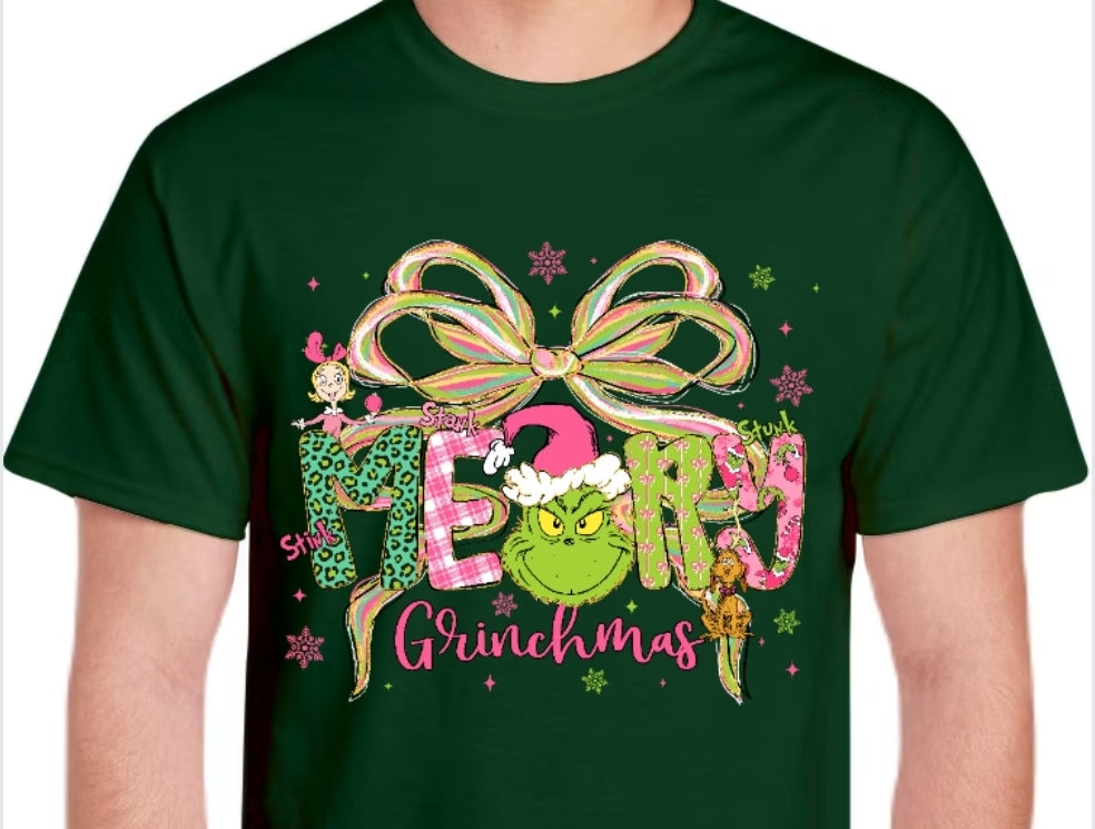 Merry Grinchmas T-shirt or Sweatshirt