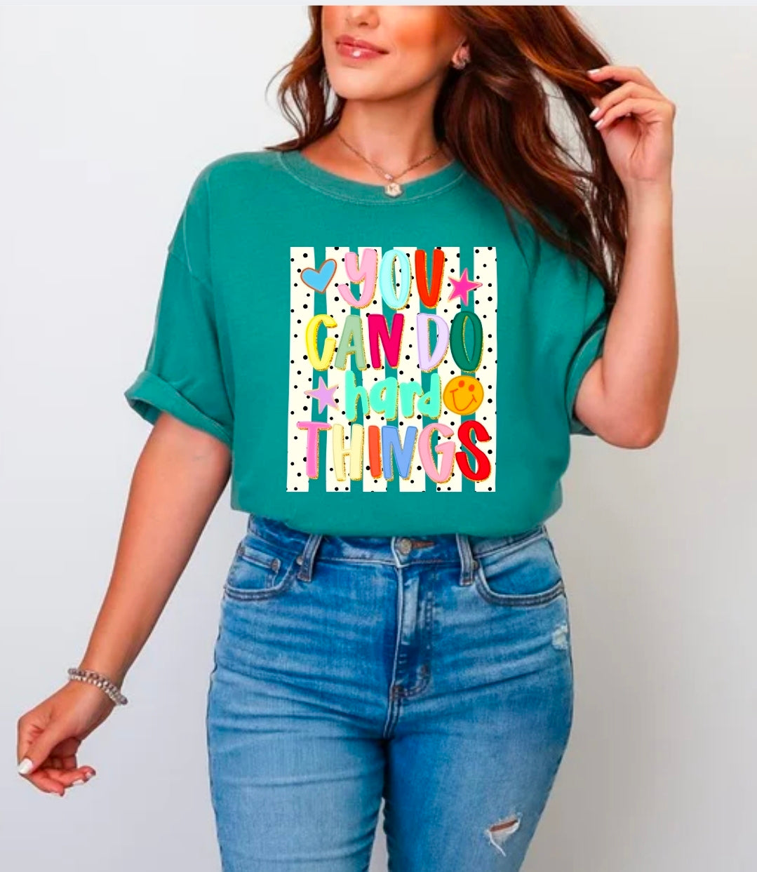 You Can Do Hard Things Comfort Colors T-Shirt