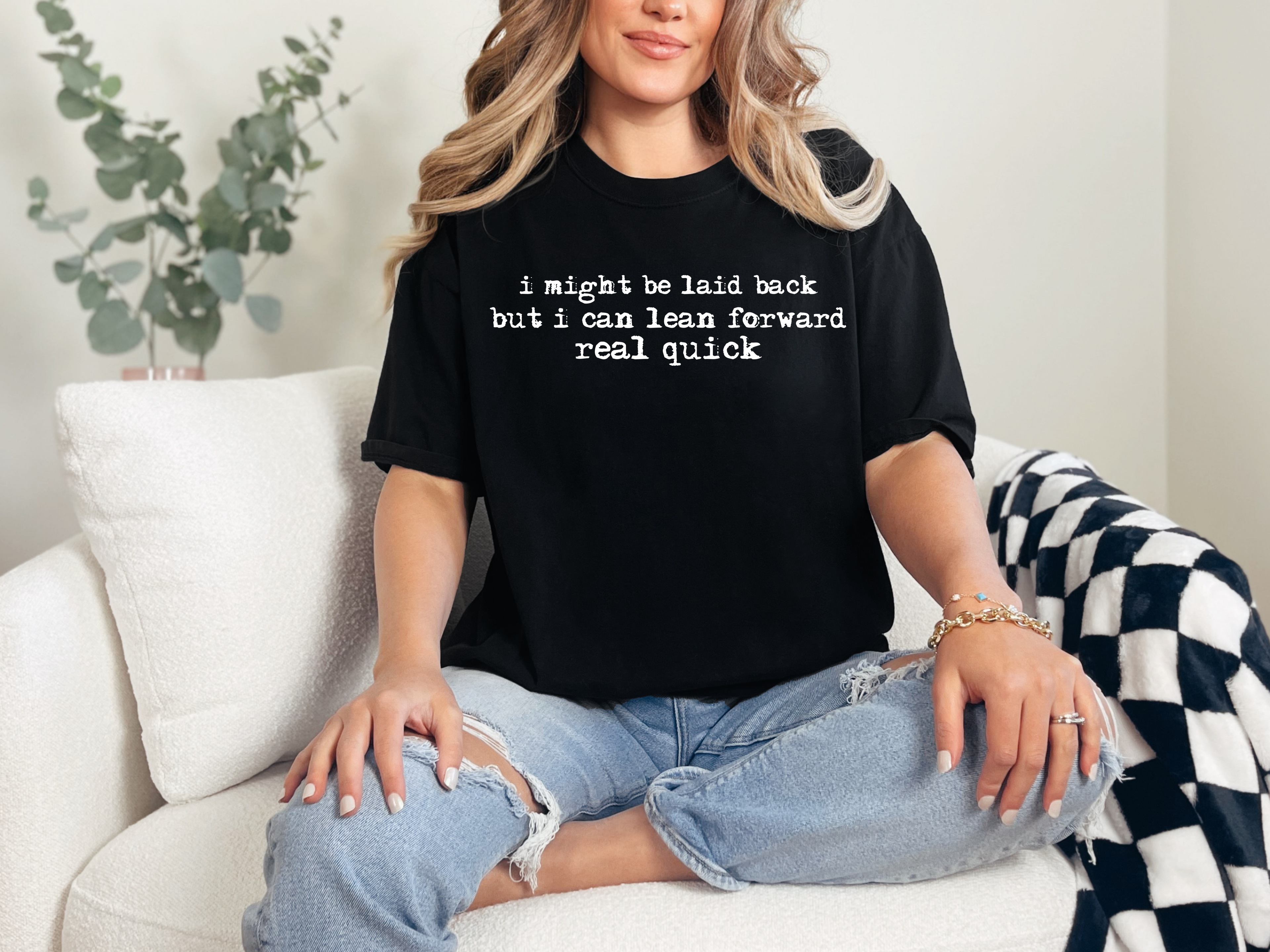Funny "Laid Back" Comfort Colors T-Shirt