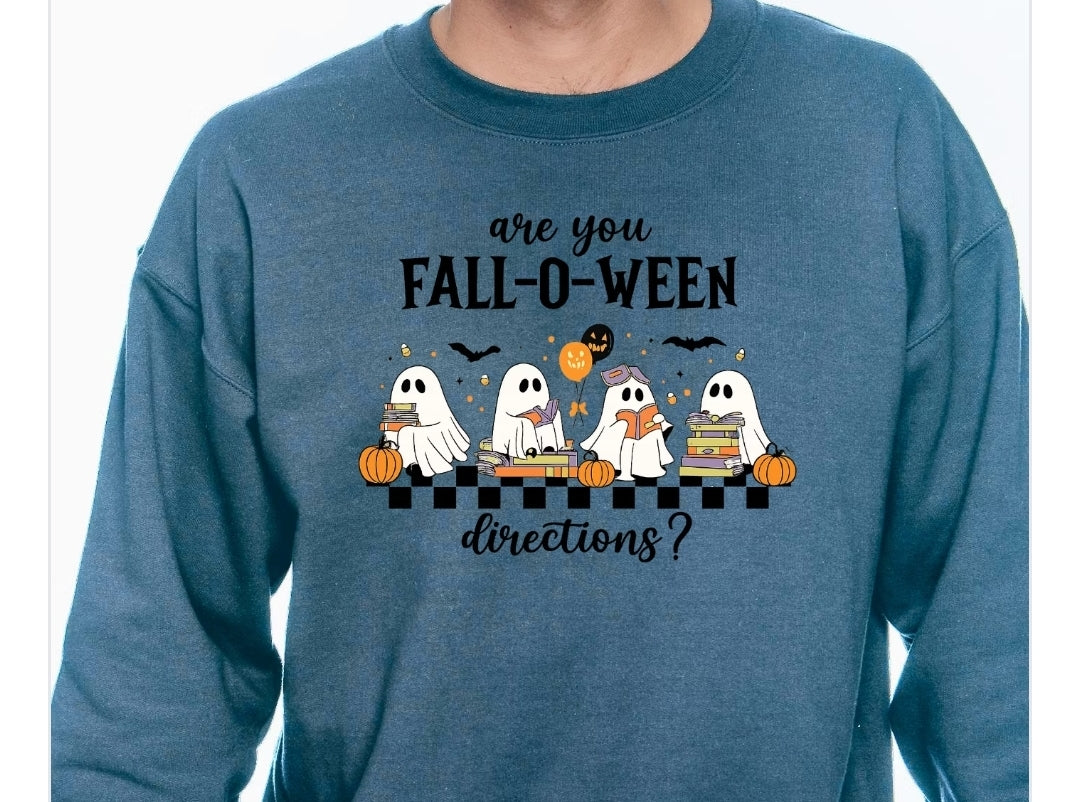 Fall-o-Ween Directions T-shirt or Sweatshirt