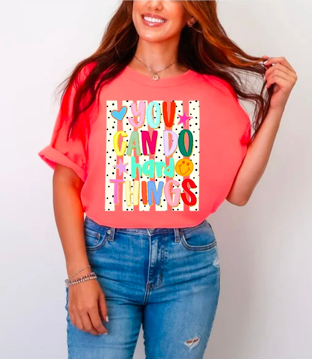 You Can Do Hard Things Comfort Colors T-Shirt
