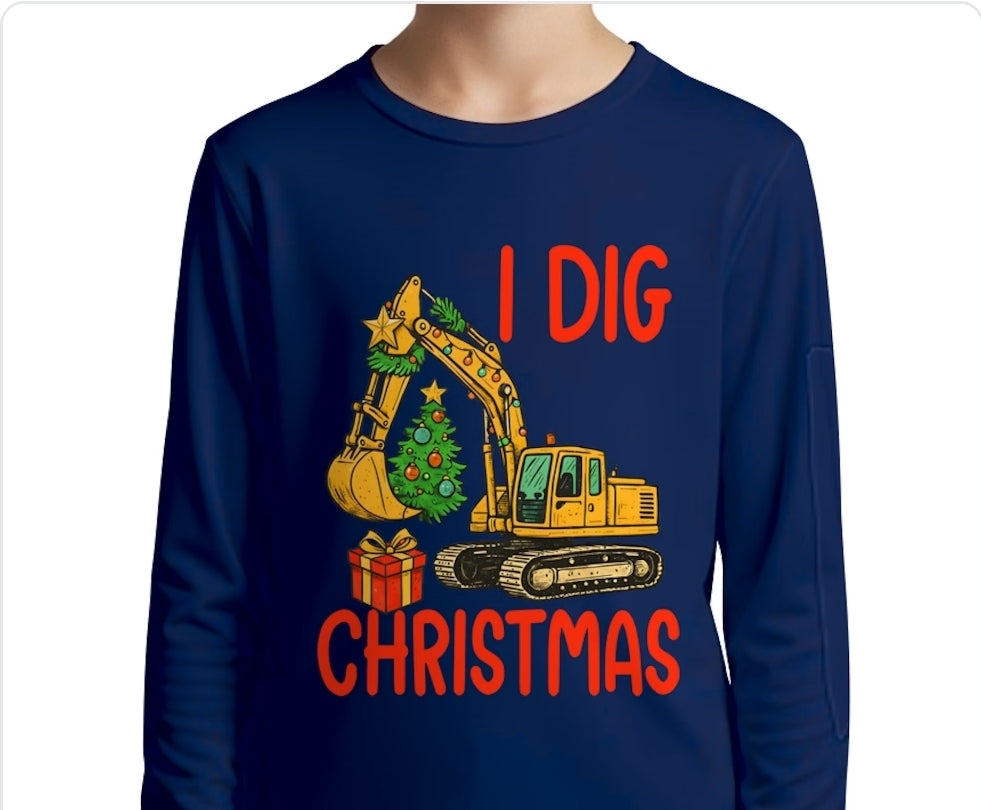 Youth I Dig Christmas Shirt