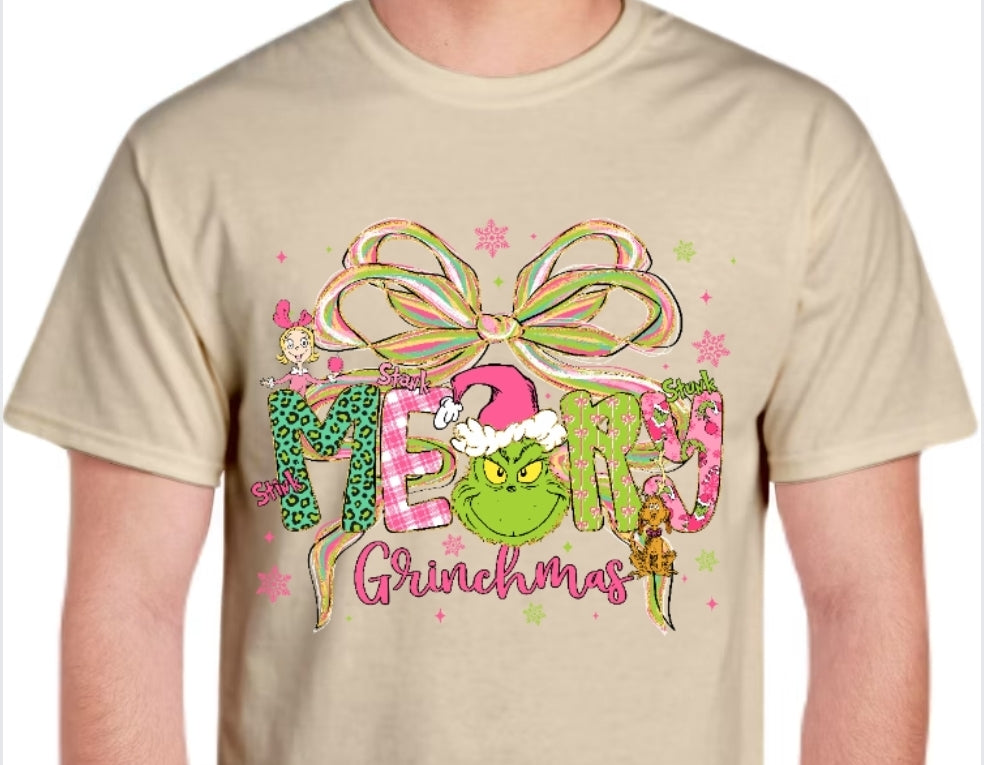 Merry Grinchmas T-shirt or Sweatshirt