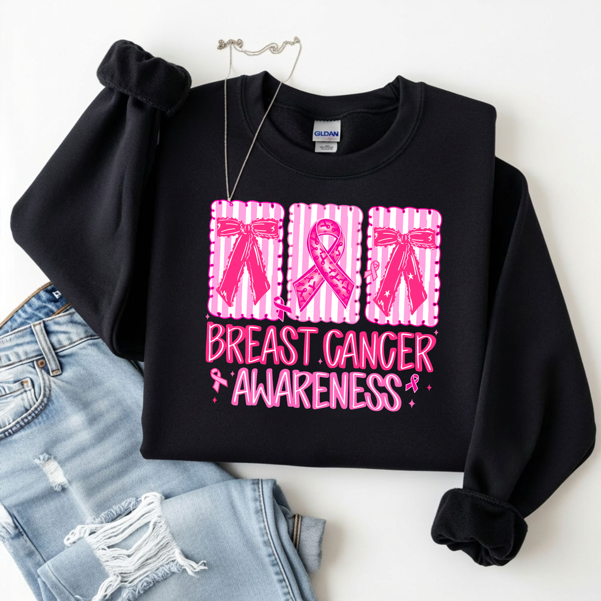 Breast Cancer Awareness Crewneck Sweatshirt