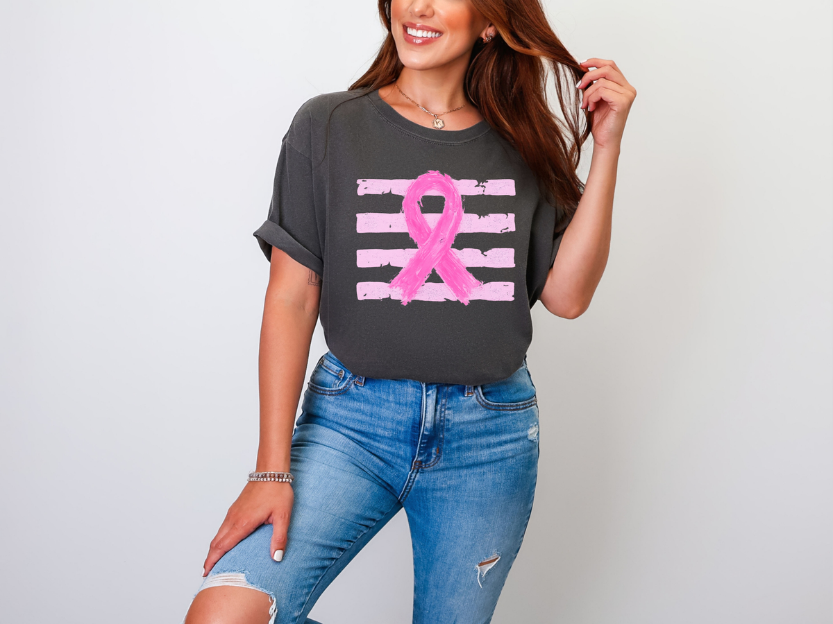 Pink Ribbon Comfort Colors T-Shirt