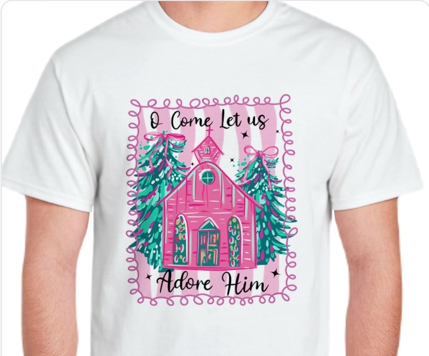 Adult Adore Him T-shirt or Sweatshirt