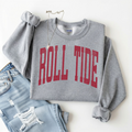 "Crimson" Roll Tide Crewneck Sweatshirt
