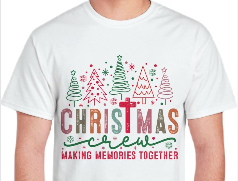 Adult Christmas Crew T-shirt or Sweatshirt