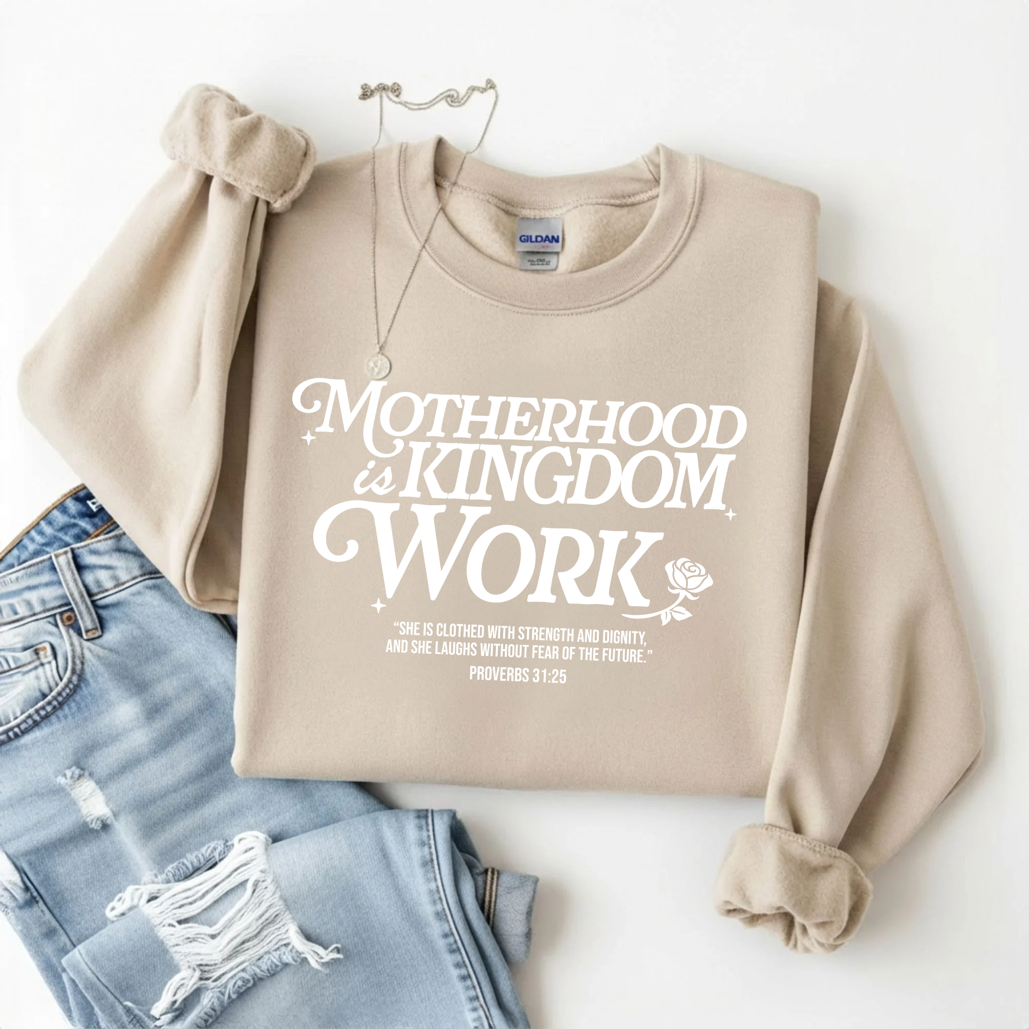 Motherhood is Kingdom Work Sweatshirt