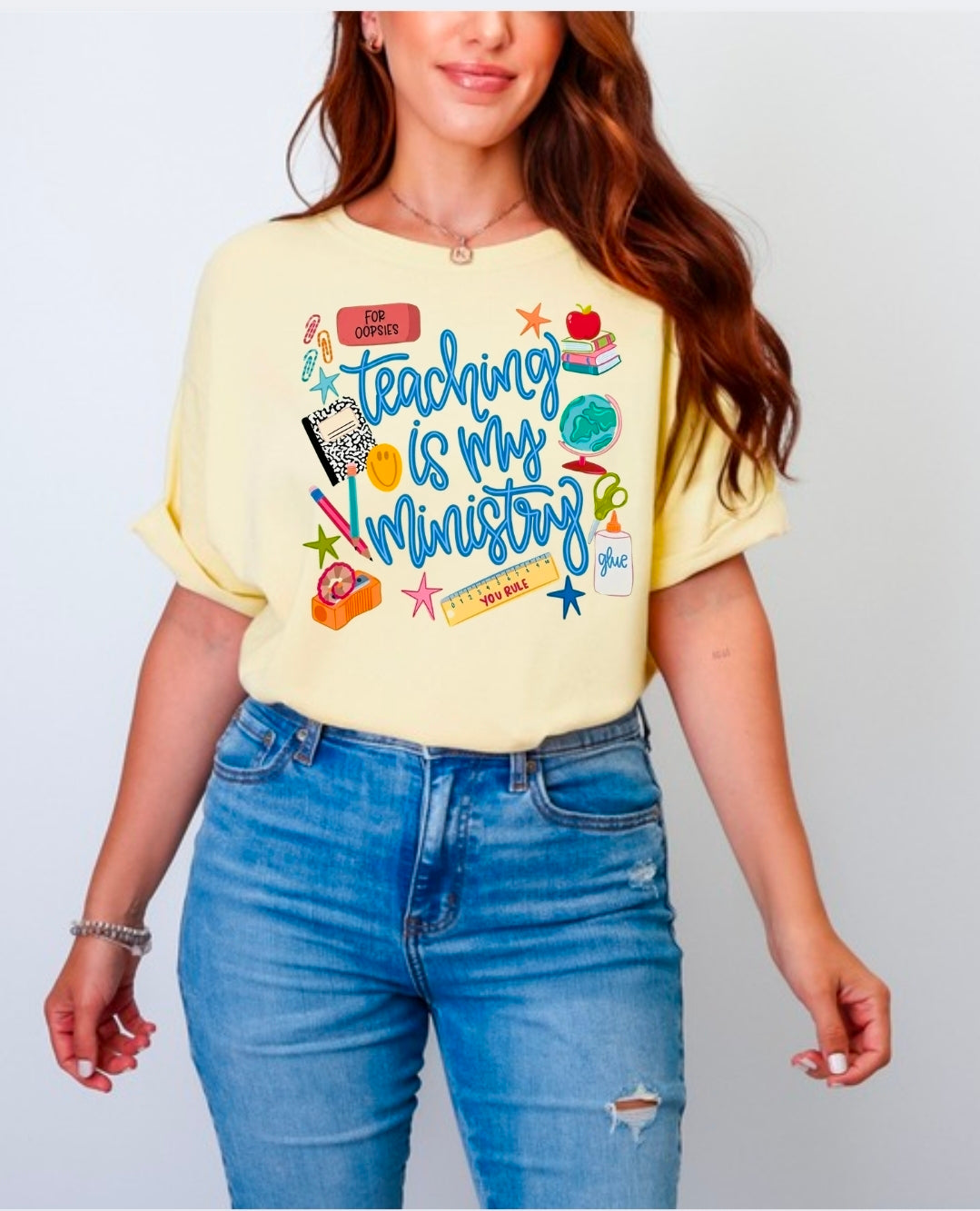 Teaching is My Ministry Comfort Colors T-Shirt