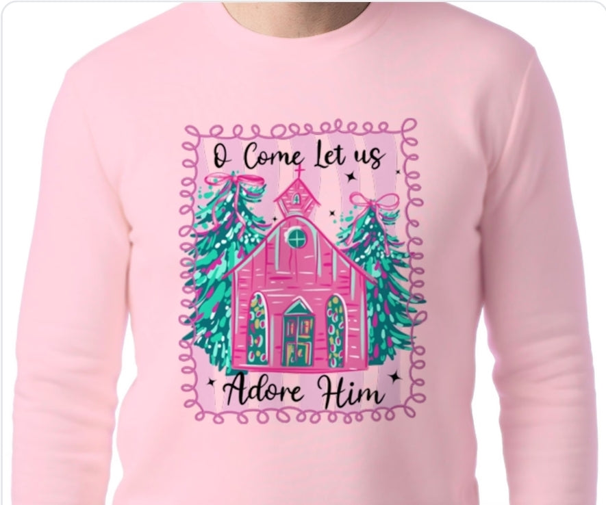 Adult Adore Him T-shirt or Sweatshirt