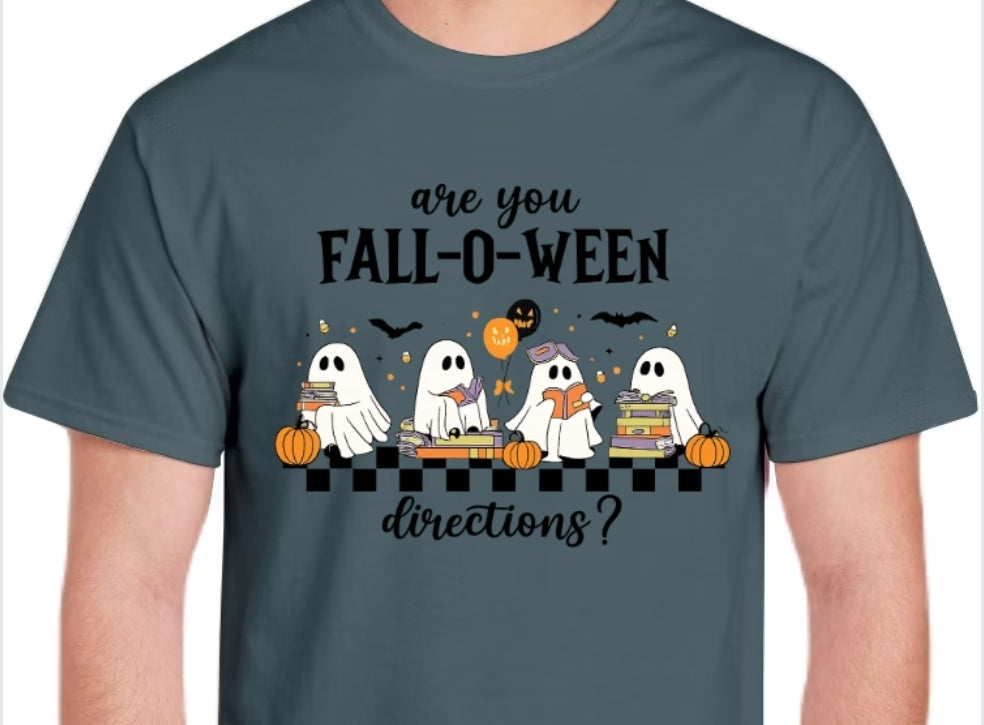 Fall-o-Ween Directions T-shirt or Sweatshirt