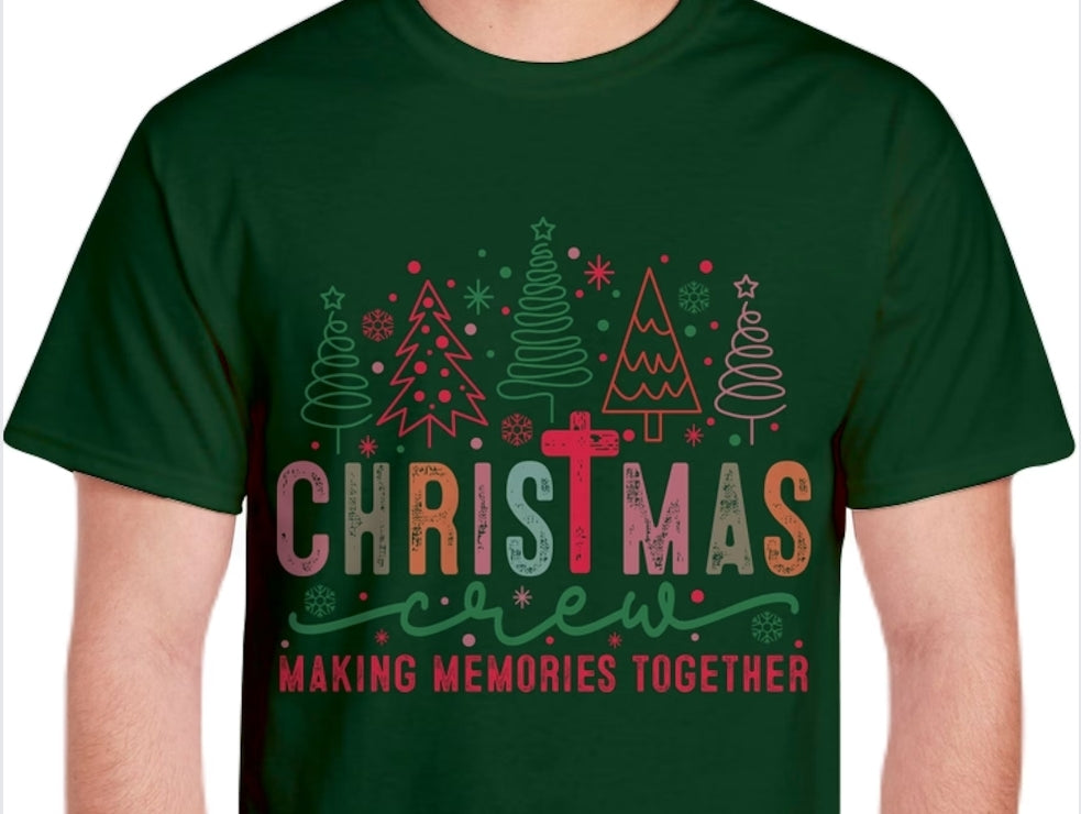 Adult Christmas Crew T-shirt or Sweatshirt