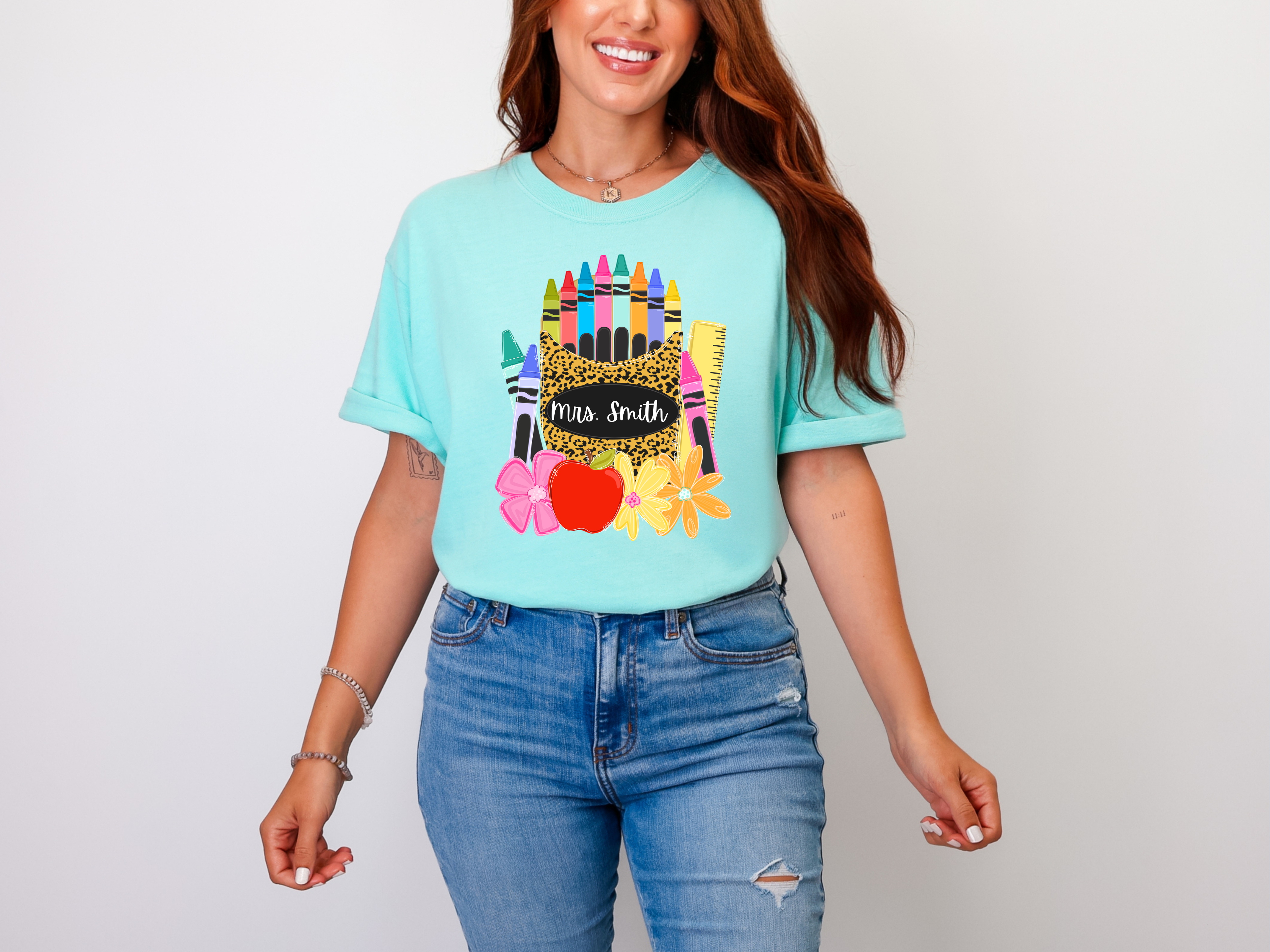 Crayon Nameplate Comfort Colors T-Shirt