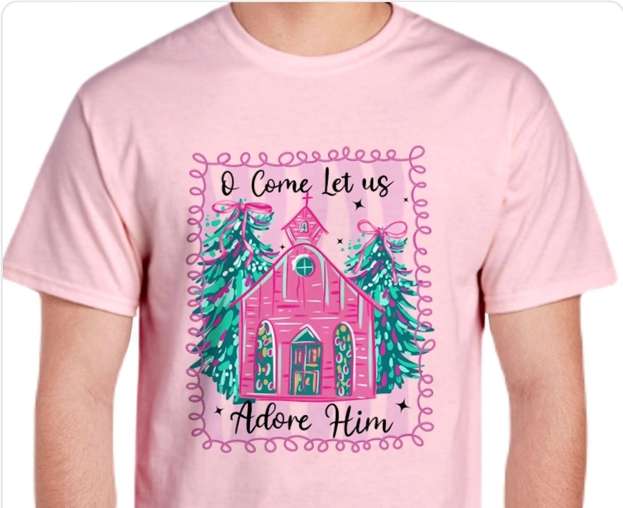 Adult Adore Him T-shirt or Sweatshirt