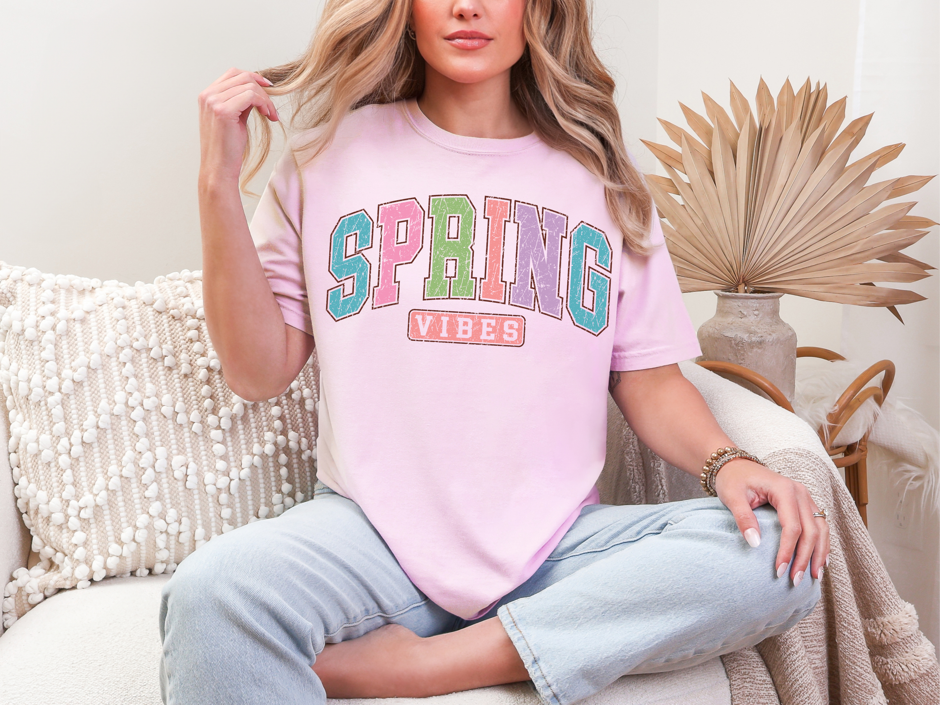 Retro Spring Vibes Comfort Colors T-Shirt