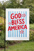 God Bless America Garden Flag