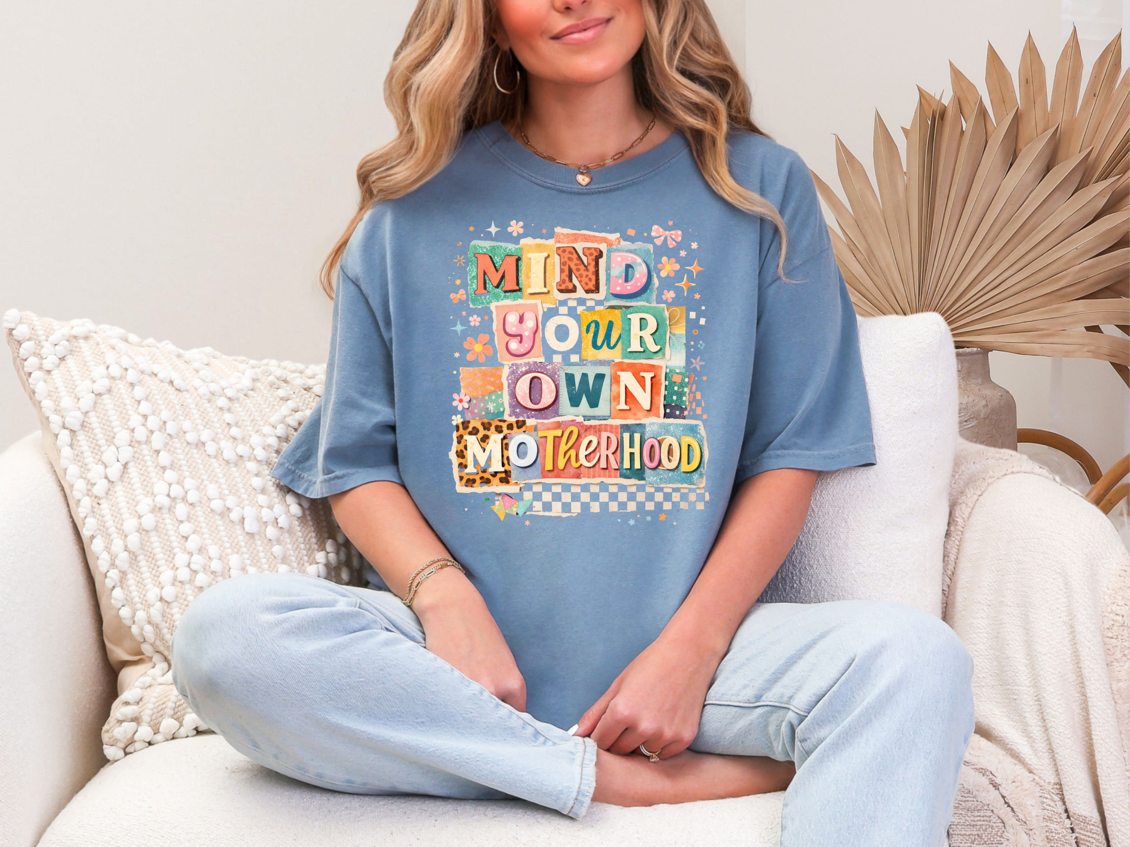 Retro Mind Your Own Motherhood Comfort Colors T-Shirt