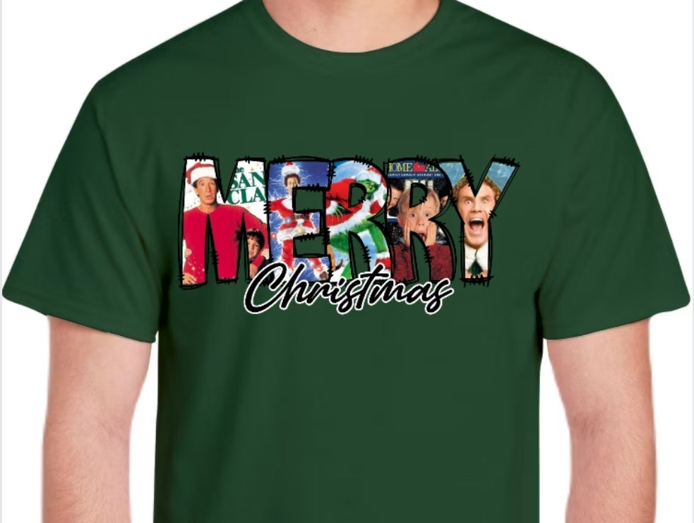 Adult Merry "Movie" Christmas T-shirt or Sweatshirt