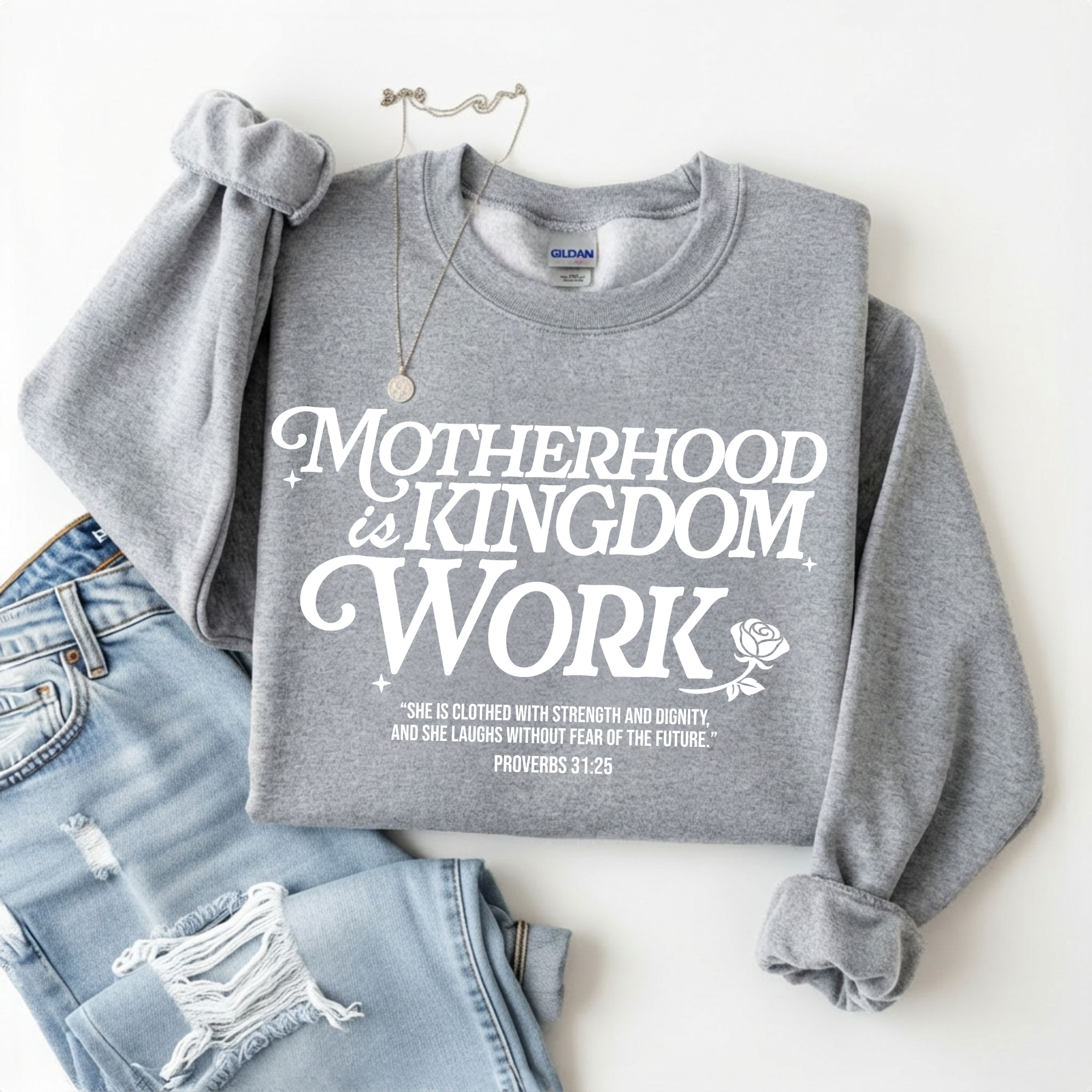Motherhood is Kingdom Work Sweatshirt