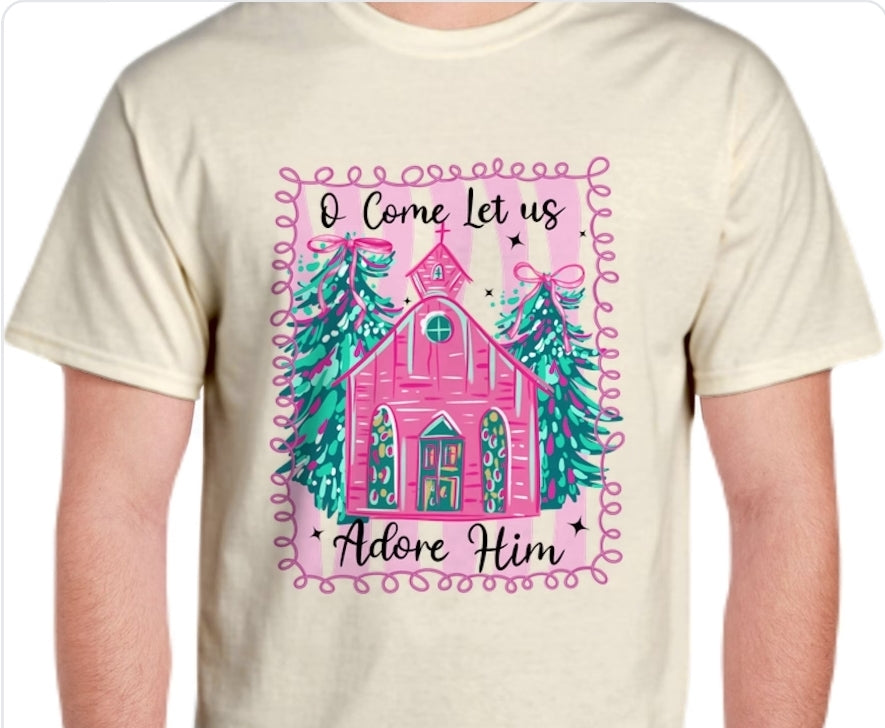 Adult Adore Him T-shirt or Sweatshirt