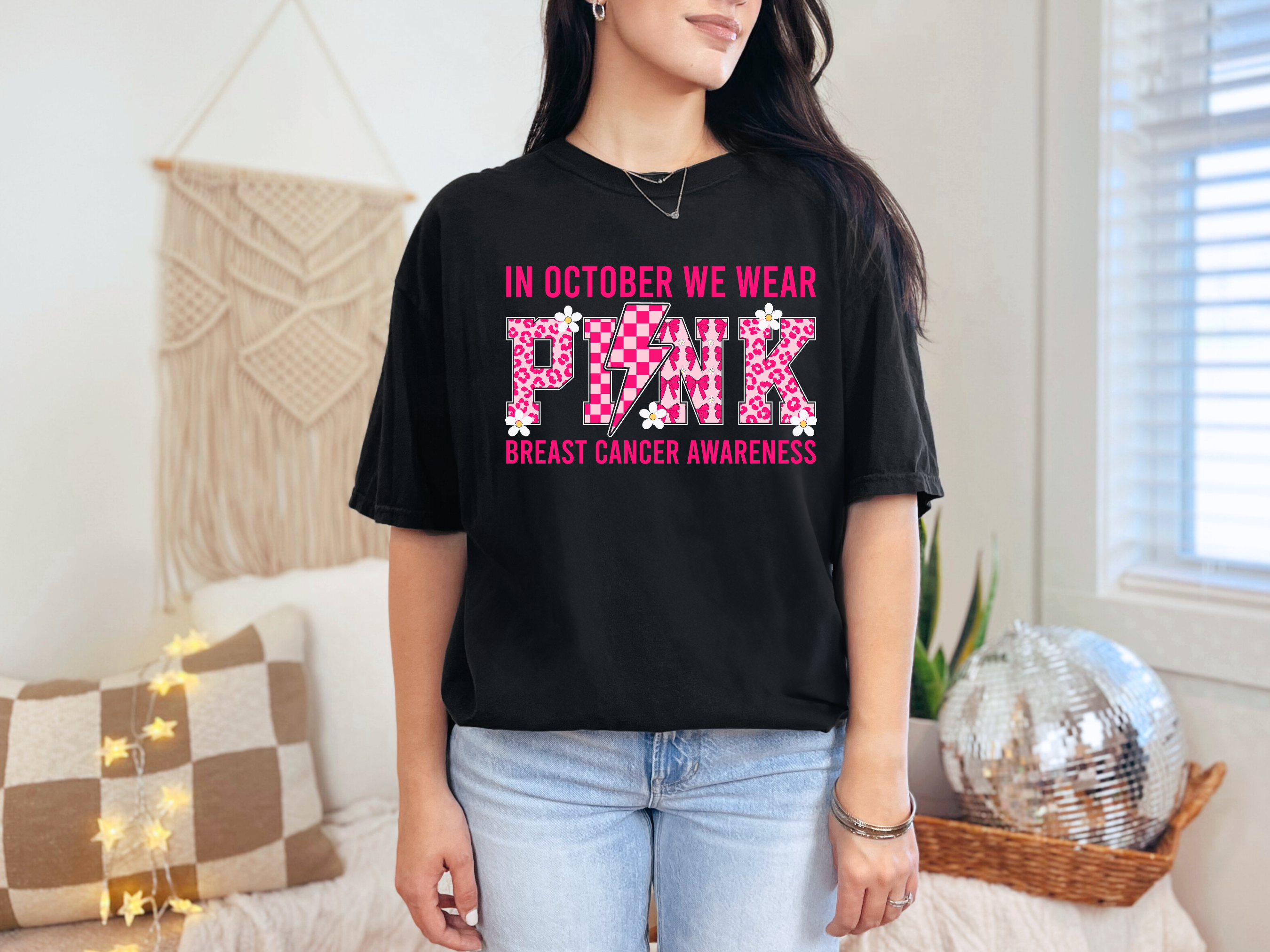 In October We Wear Pink T-shirt